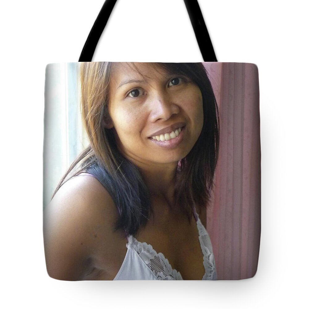 Asian Tote Bag featuring the photograph Not the girl next door by Jeremy Holton