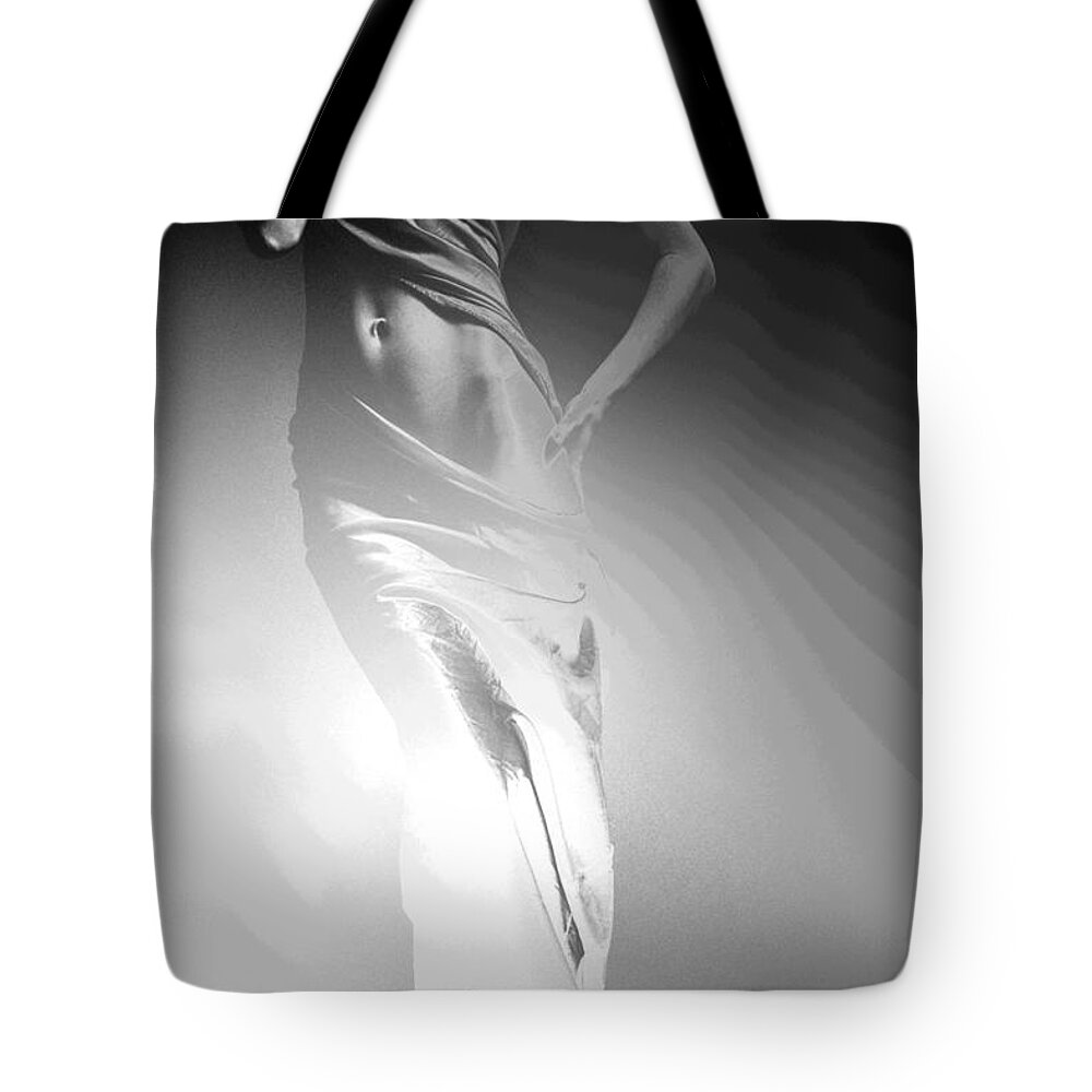 Roman Goddess Of The Night Tote Bag featuring the photograph Nox 1248 by John Emmett