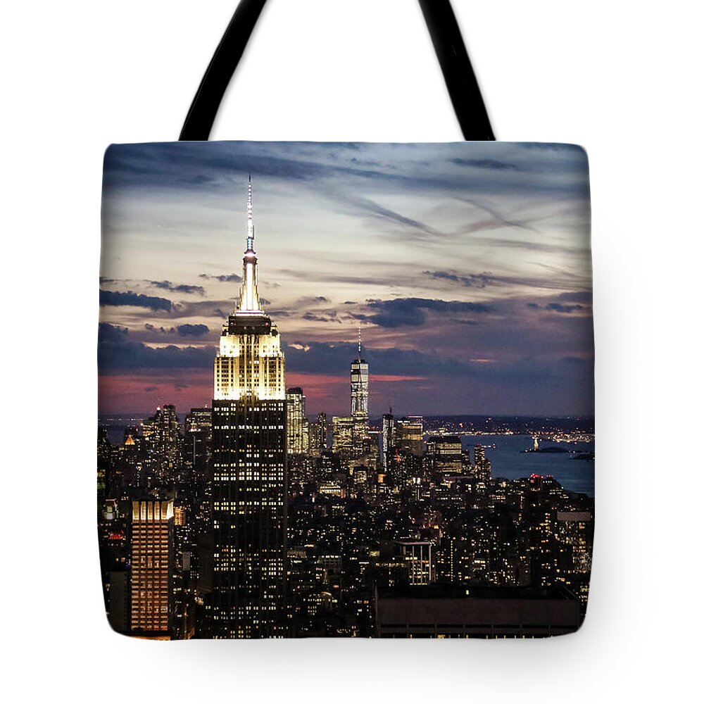 New York Tote Bag featuring the photograph NYC by Alberto Zanoni