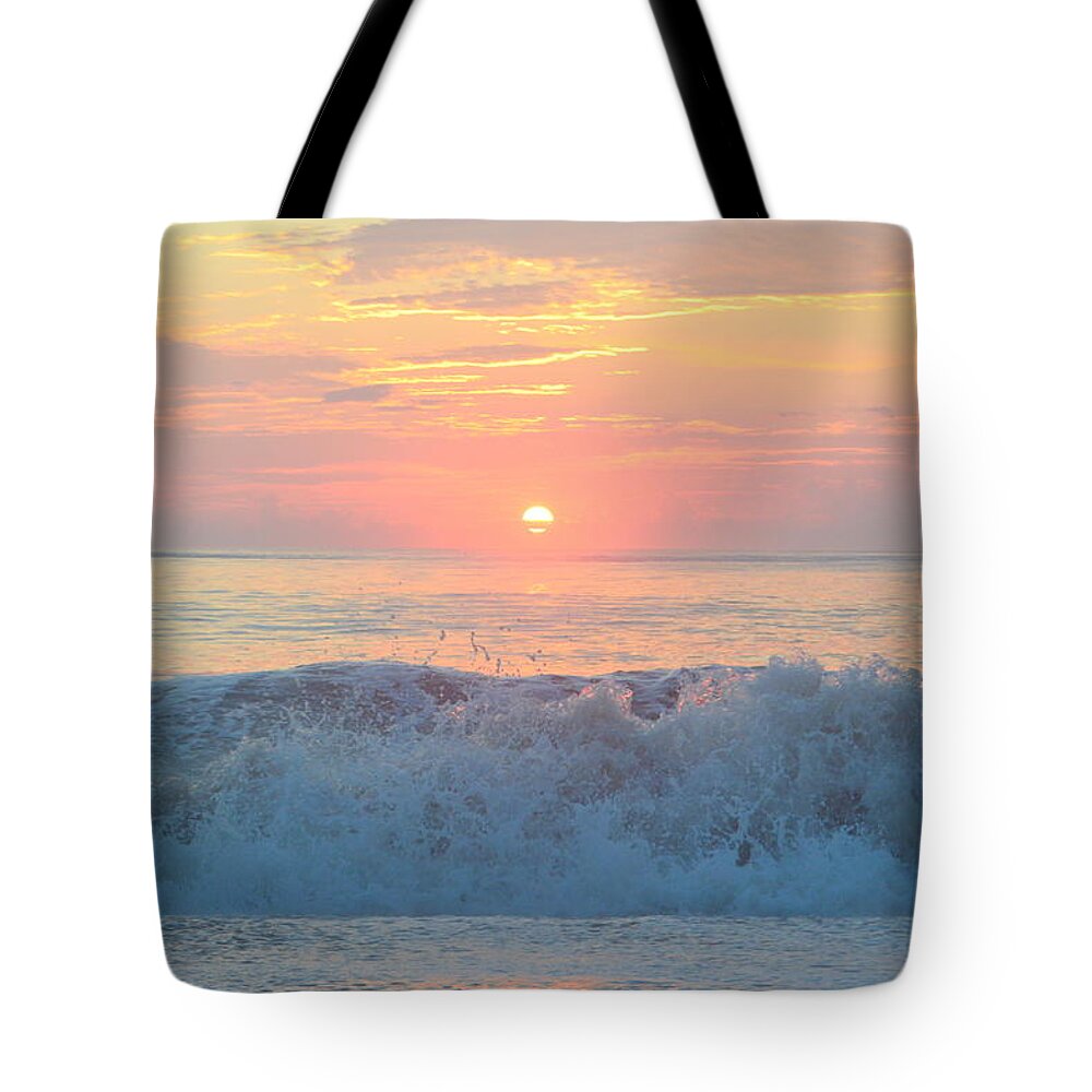Facemask Tote Bag featuring the photograph OBX Sunrise 8/20/20 by Barbara Ann Bell