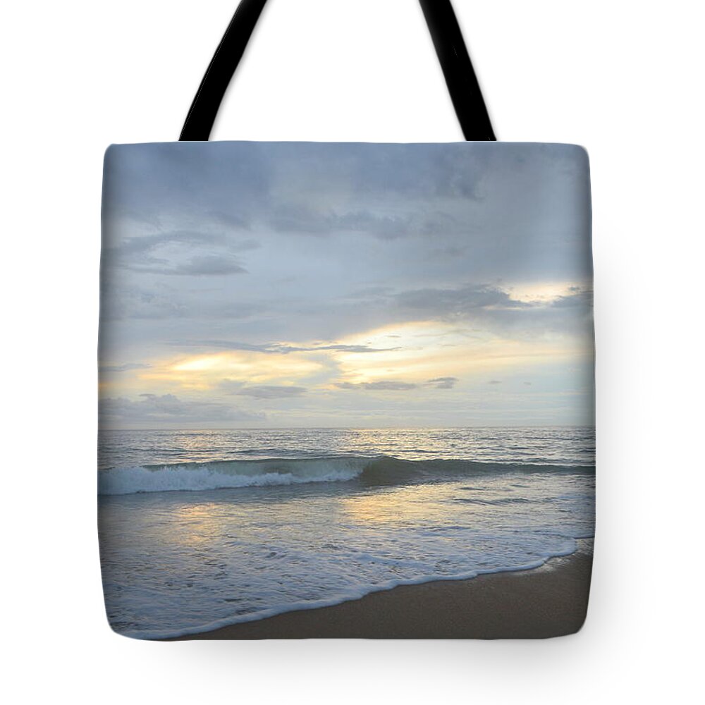 Obx Sunrise Tote Bag featuring the photograph OBX Sunrise June 20, 2020 by Barbara Ann Bell