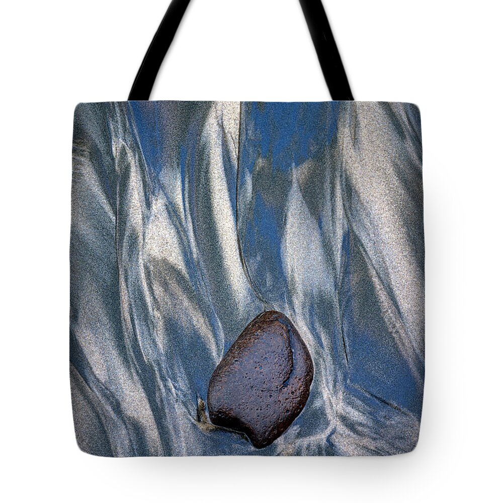Oregon Tote Bag featuring the photograph Oceanside Beach Sand Design by Christopher Johnson