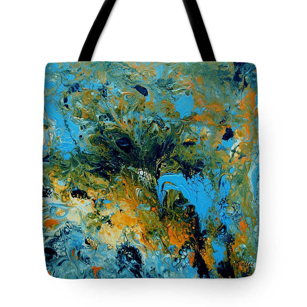 Underwater Tote Bag featuring the painting Octopus Garden by Vallee Johnson