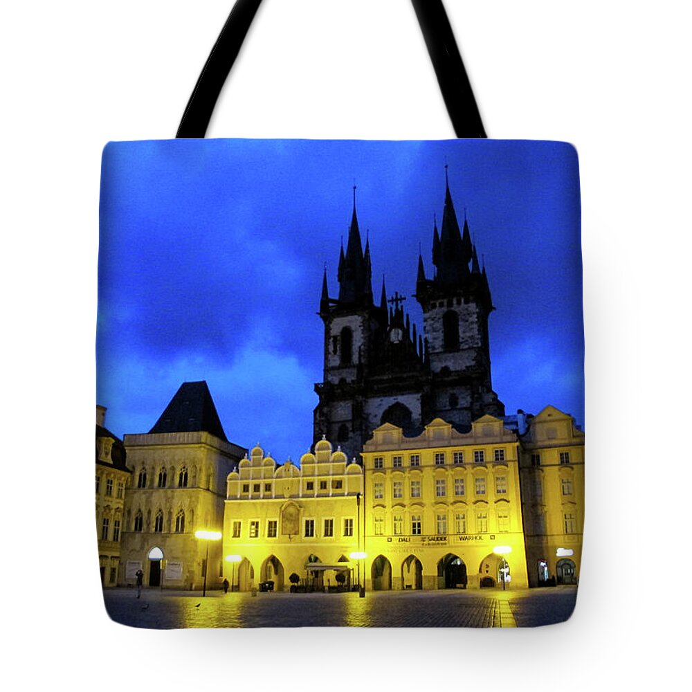 Prague Tote Bag featuring the photograph Once Upon A Time.. - Old Town Square. Prague, Czech Republic by Earth And Spirit