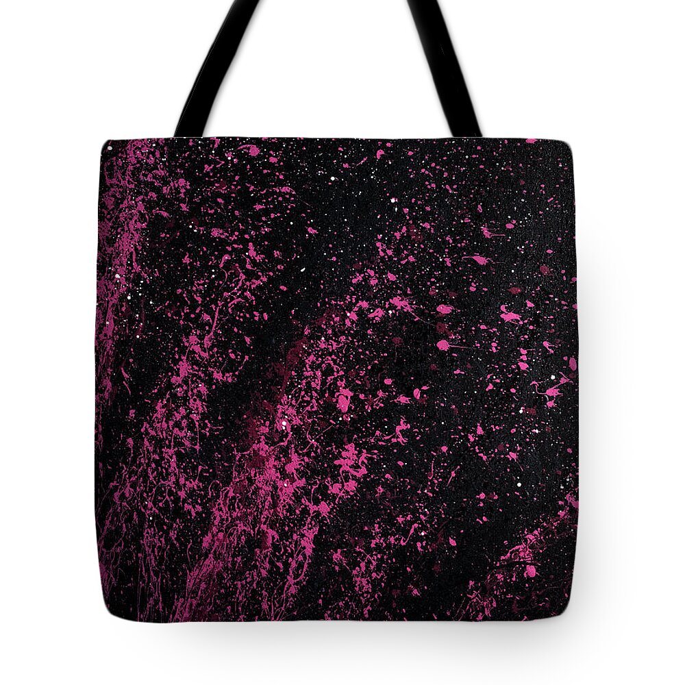 Abstract Tote Bag featuring the painting Olly Olly by Heather Meglasson Impact Artist