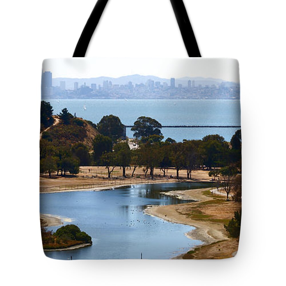Bay Area Tote Bag featuring the photograph On a Clear Day You can See San Francisco by Tony Lee