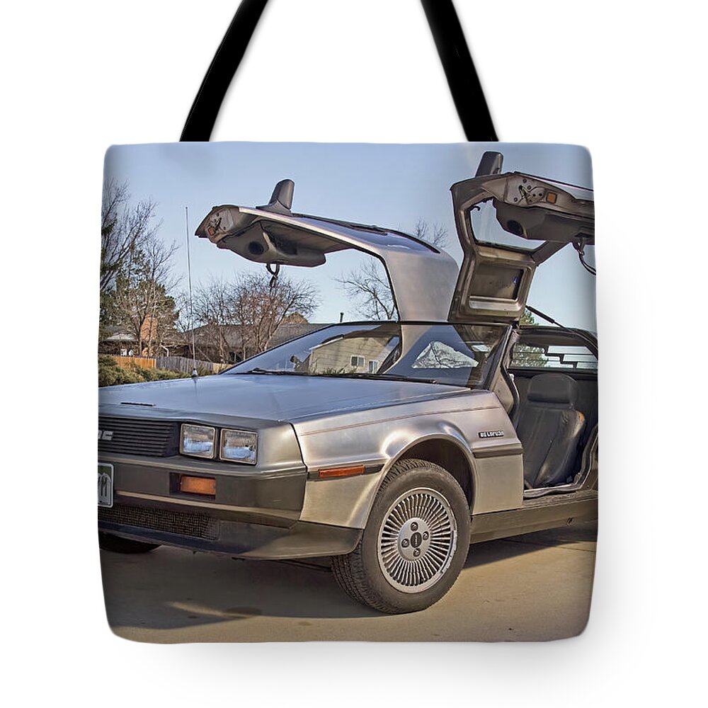 Car Tote Bag featuring the photograph On The Fly by Alana Thrower
