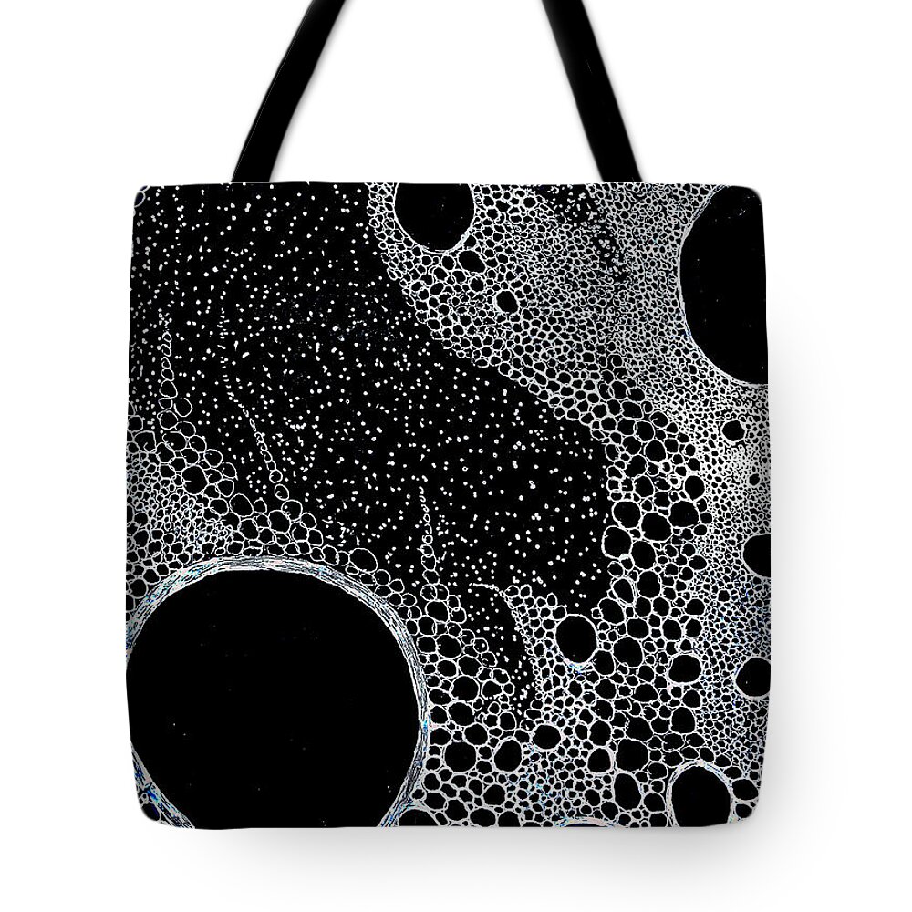  Tote Bag featuring the drawing On The Moon Two by Melinda Firestone-White