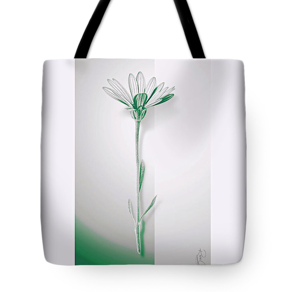 Daisy Tote Bag featuring the photograph On The Side Of Spring by Rene Crystal