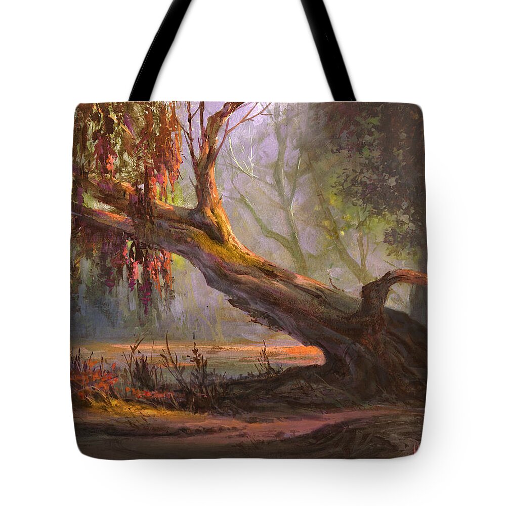Michael Humphries Tote Bag featuring the painting One Direction by Michael Humphries