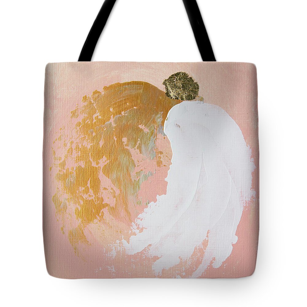 Acrylic Tote Bag featuring the painting One Entity by Linh Nguyen-Ng