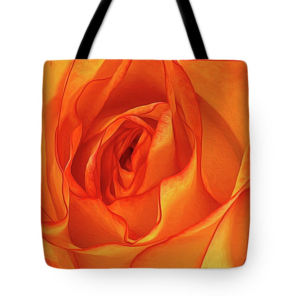 Tl Wilson Photography Tote Bag featuring the photograph Orange Euphoria 2 by Teresa Wilson