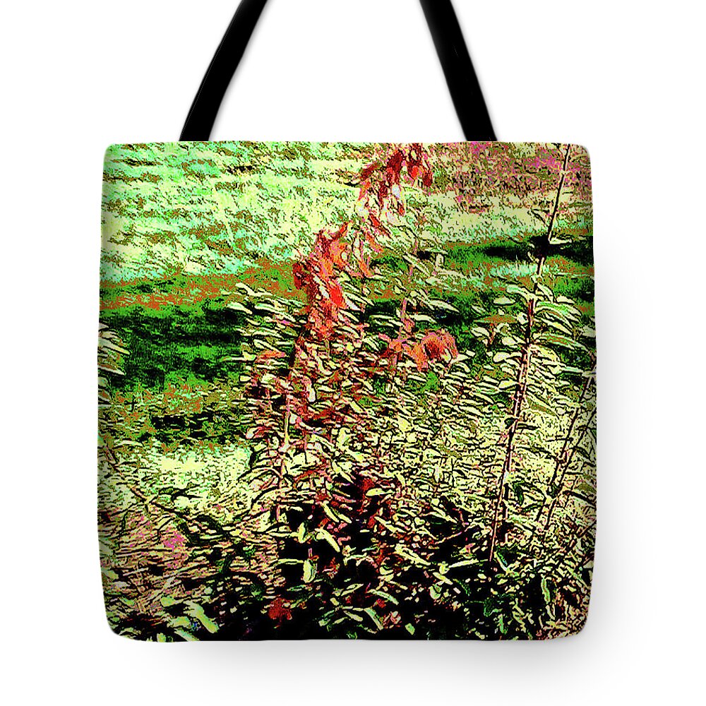 Bush Tote Bag featuring the photograph Old Master Orange Leaves by Andrew Lawrence