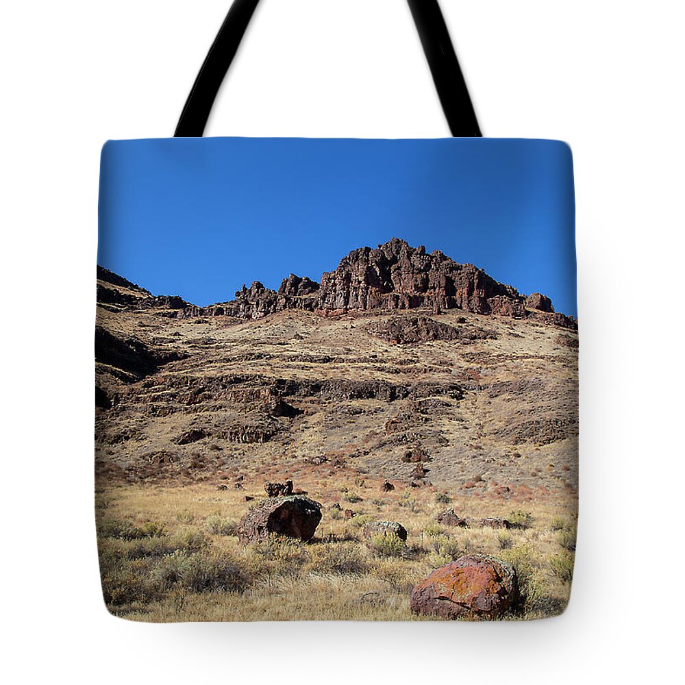 Mountain Tote Bag featuring the photograph Oregon Mountains by Dart Humeston