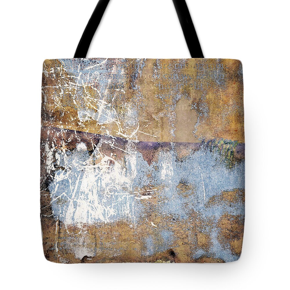 Organic Tote Bag featuring the mixed media Organic Abstract 2- Art by Linda Woods by Linda Woods