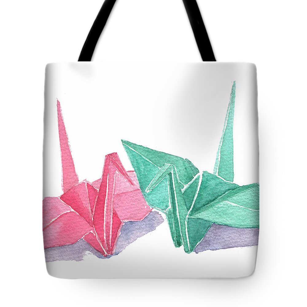 Origami crane Tote Bag by Kana Hata - Pixels