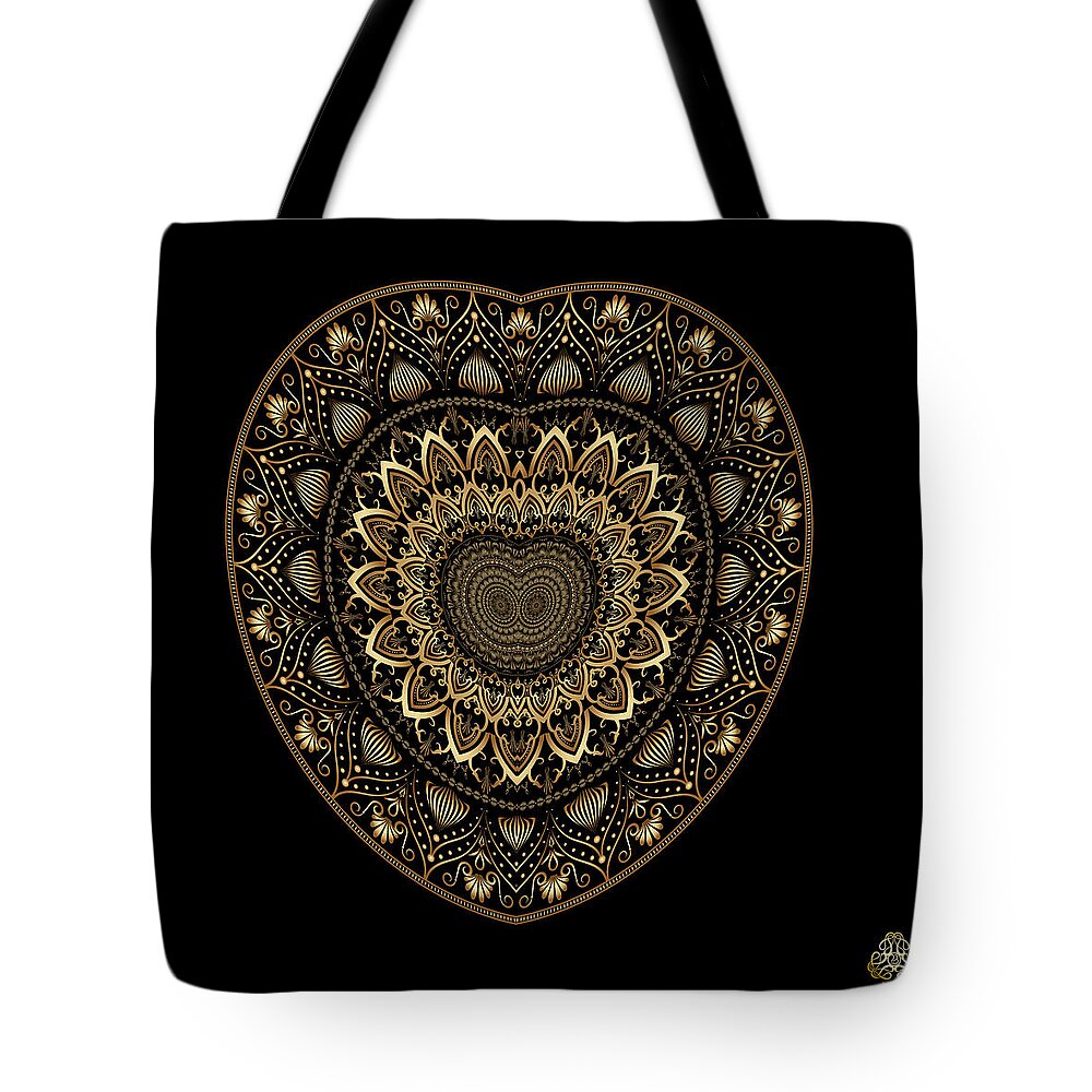 Mandala Graphic Tote Bag featuring the digital art Ornativo Vero Circulus No 4272 by Alan Bennington