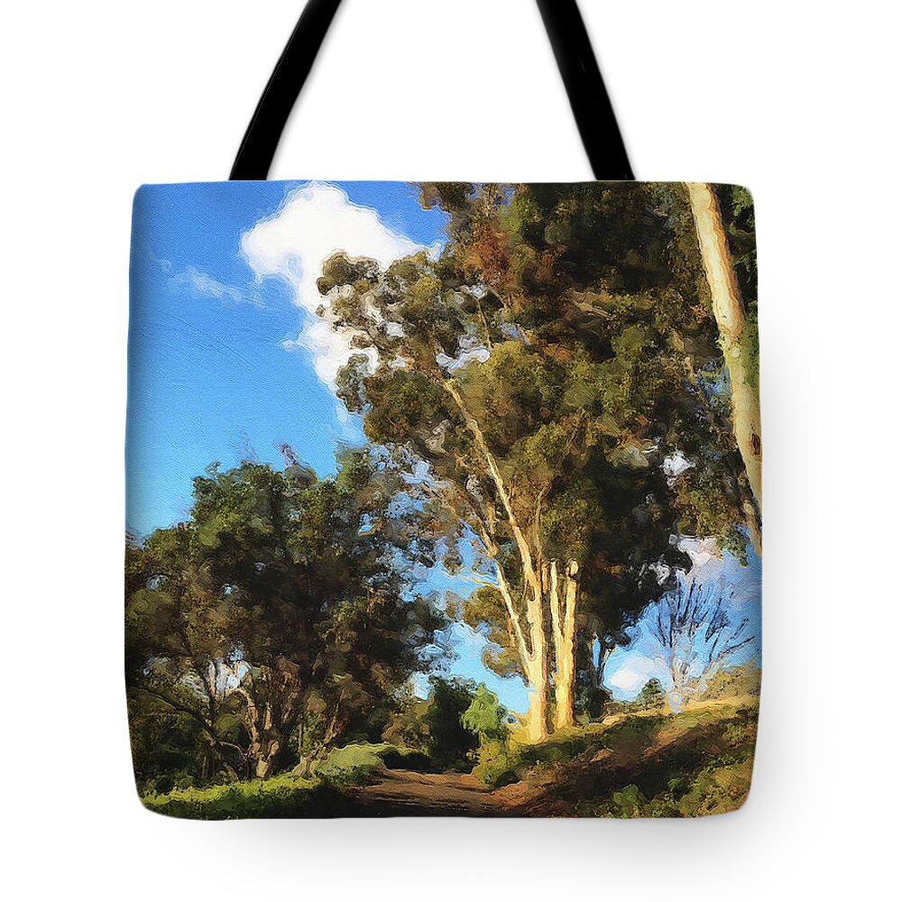 California Tote Bag featuring the photograph Oso Trail One by Brian Watt