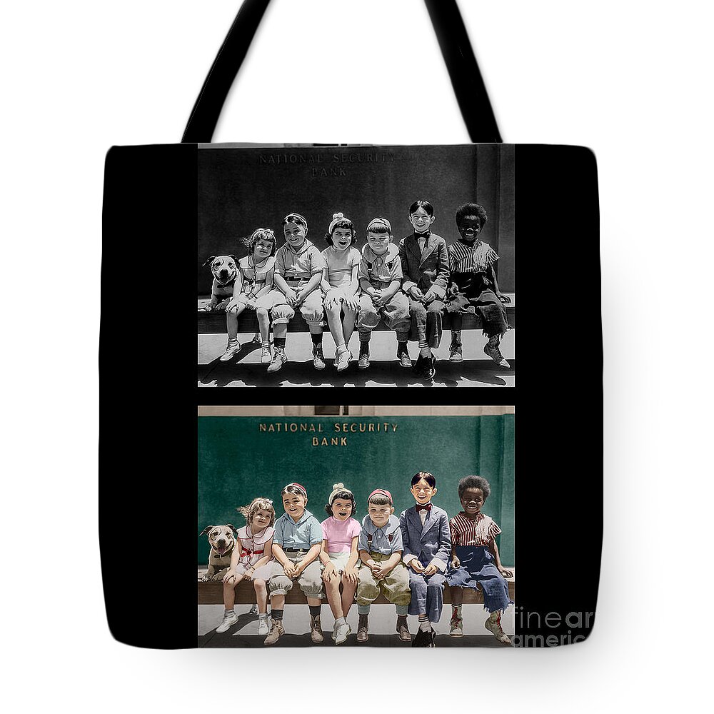 Our Gang Tote Bag featuring the photograph Our Gang #1 by Franchi Torres