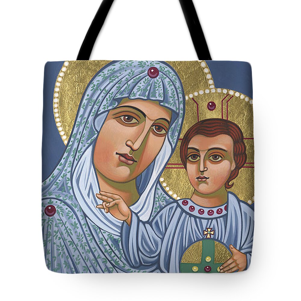Our Lady Of Jerusalem Tote Bag featuring the painting Our Lady of Jerusalem 305 by William Hart McNichols