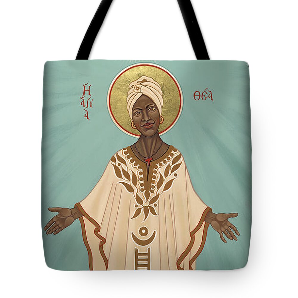 Our Sister Thea Bowman Tote Bag featuring the painting Our Sister Thea Bowman 329 by William Hart McNichols