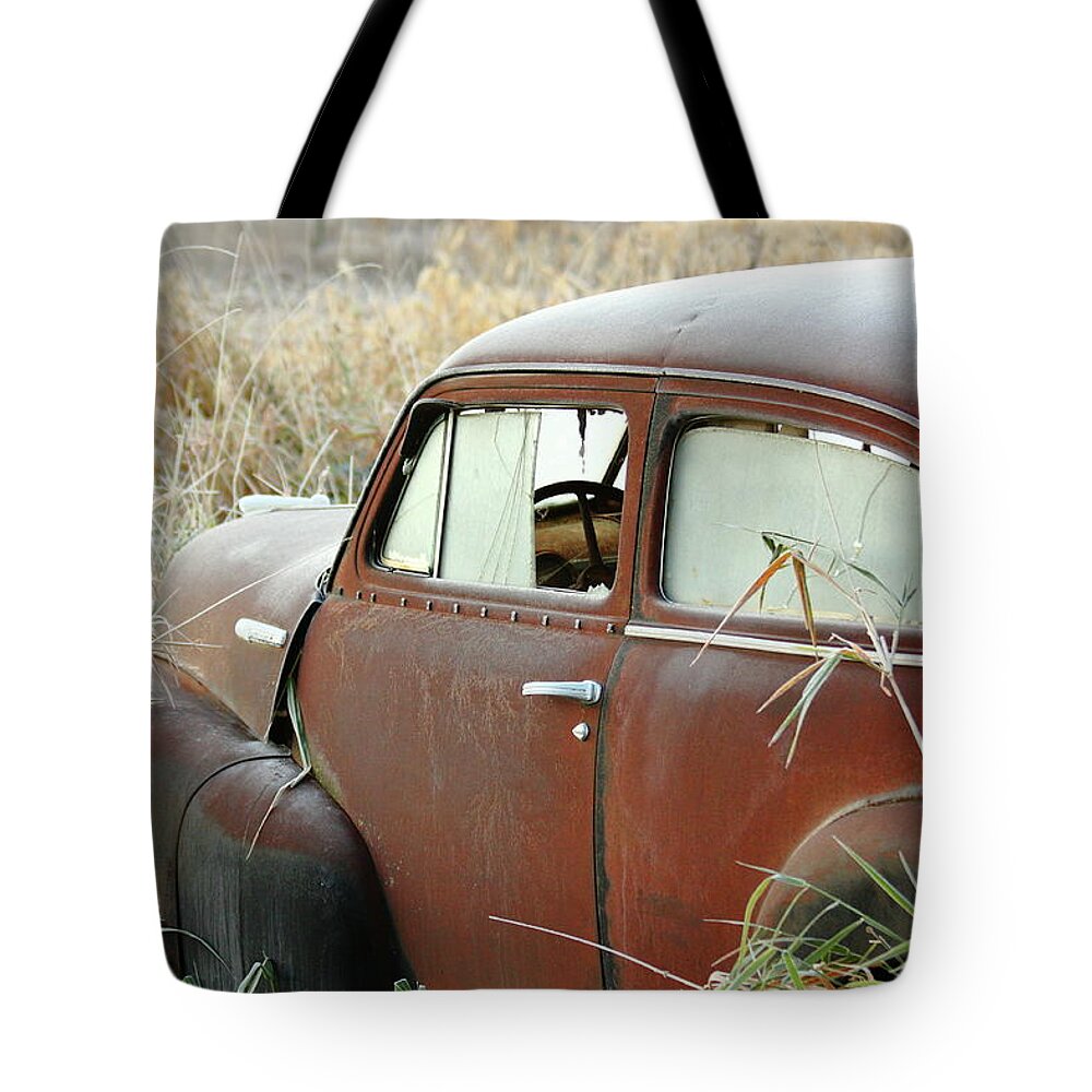 Chevrolet Tote Bag featuring the photograph Out To Pasture by Lens Art Photography By Larry Trager