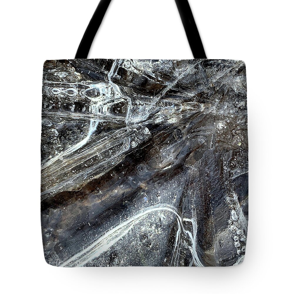 Shattered Tote Bag featuring the photograph Outer Space by Kathryn Alexander MA