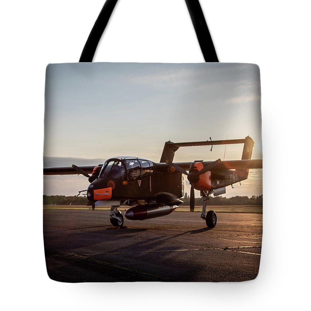 North American Tote Bag featuring the photograph OV-10 Bronco by Airpower Art