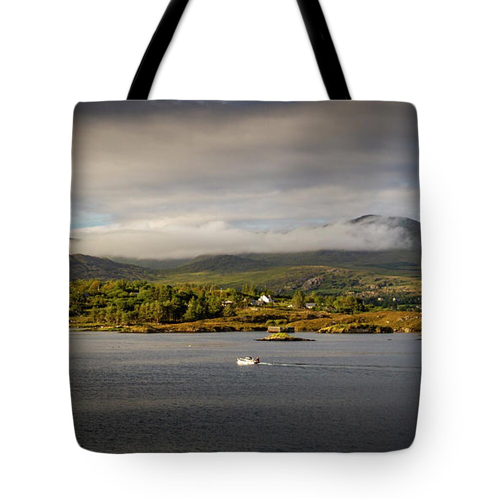 Nature Tote Bag featuring the photograph Overlooking Castletownbere by Mark Callanan