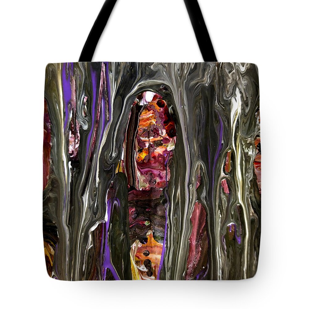  Tote Bag featuring the painting Overwhelming Ennui by Rein Nomm