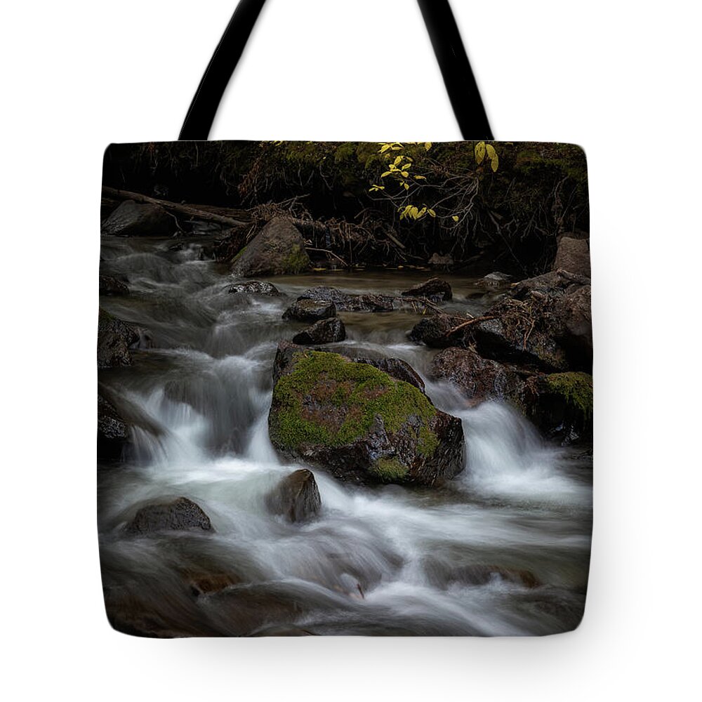Waterfall Tote Bag featuring the photograph Owl Creek by Chuck Rasco Photography