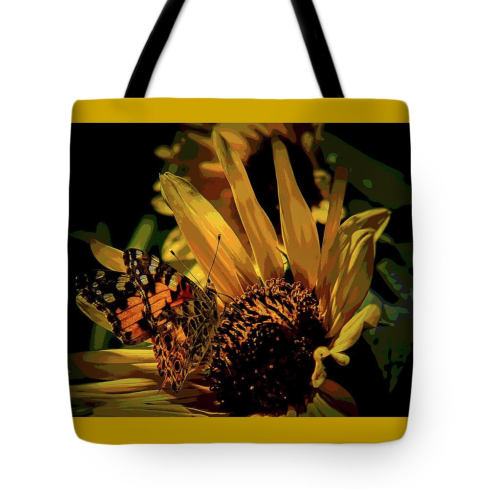 Butterfly Tote Bag featuring the photograph A Beautiful Union by Laura Putman