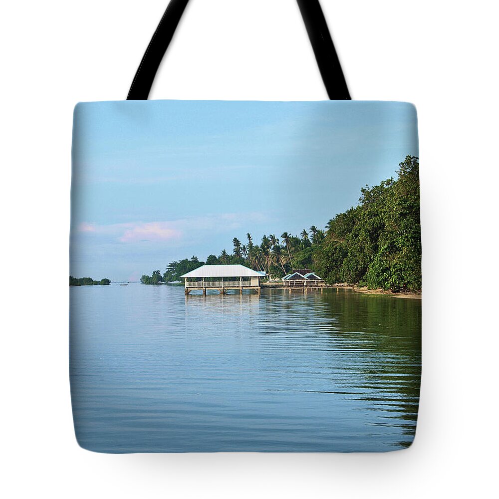 Asia Tote Bag featuring the photograph Palawan Resort by David Desautel
