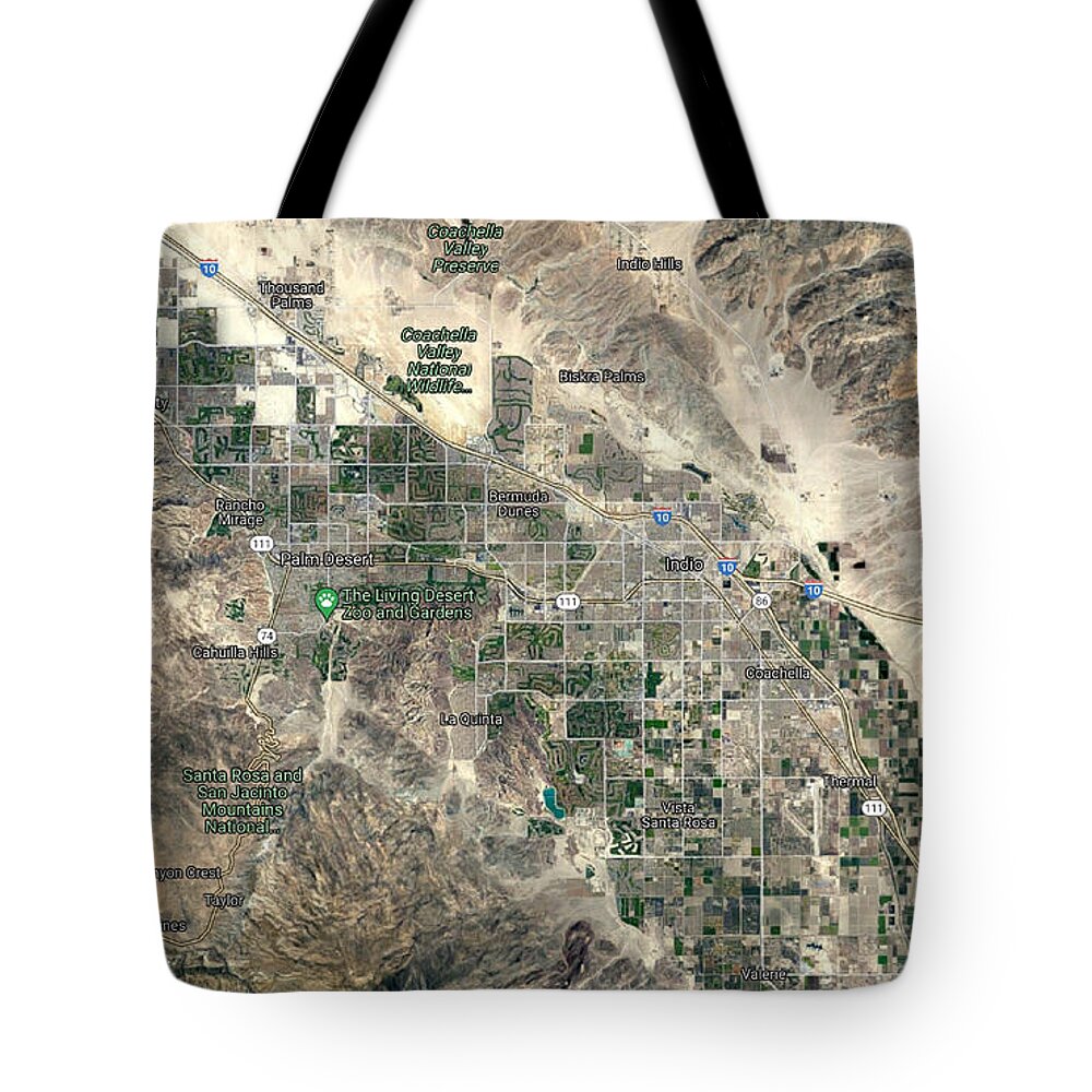 Golf Tote Bag featuring the photograph Palm Springs Golf Courses by Kip Vidrine