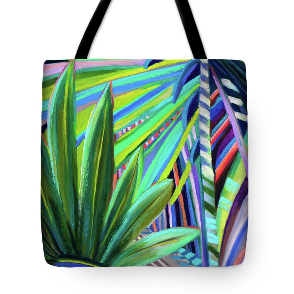 Palm Sunday Tote Bag featuring the painting Palm Sunday by Polly Castor