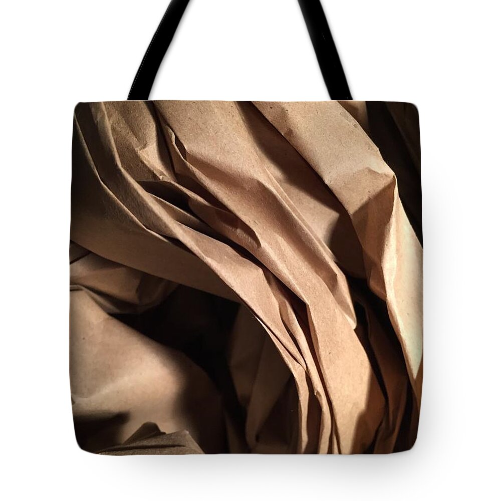 Swirls Tote Bag featuring the photograph Paper Series 1-15 by J Doyne Miller