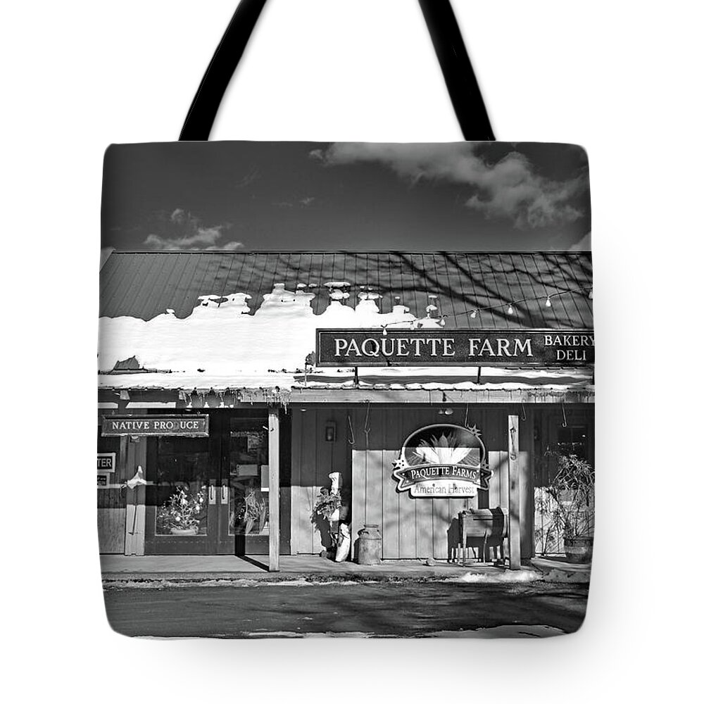 Paquette Tote Bag featuring the photograph Paquette Farm by Monika Salvan