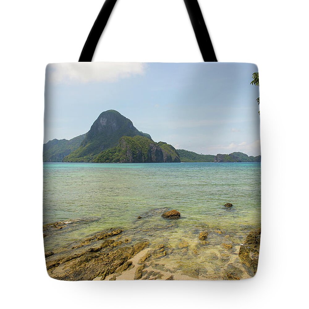 El Nido Tote Bag featuring the photograph Paradise Island by Josu Ozkaritz