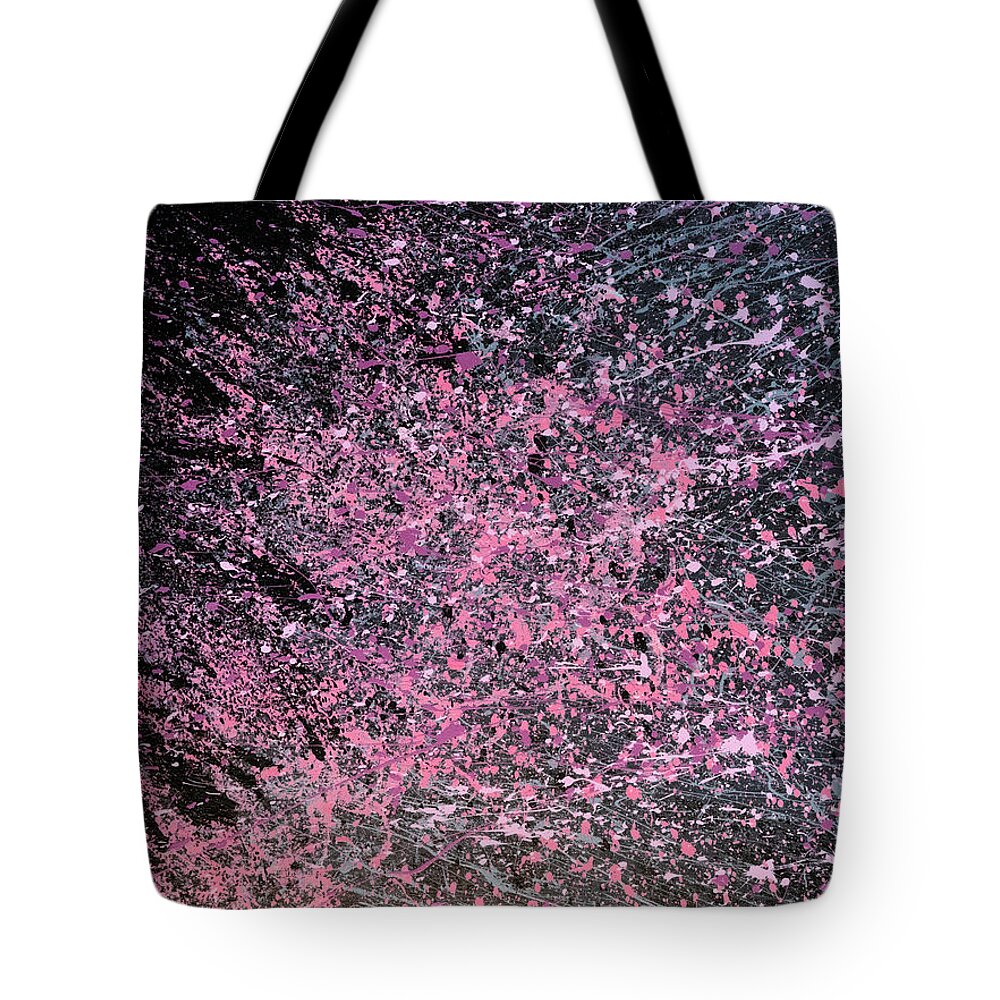 Abstract Tote Bag featuring the painting Paradox by Heather Meglasson Impact Artist