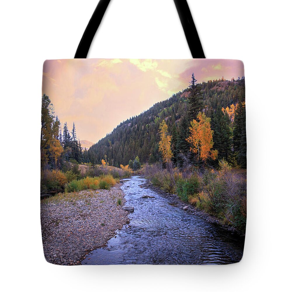 Fine Art Tote Bag featuring the photograph Park Creek by Robert Harris