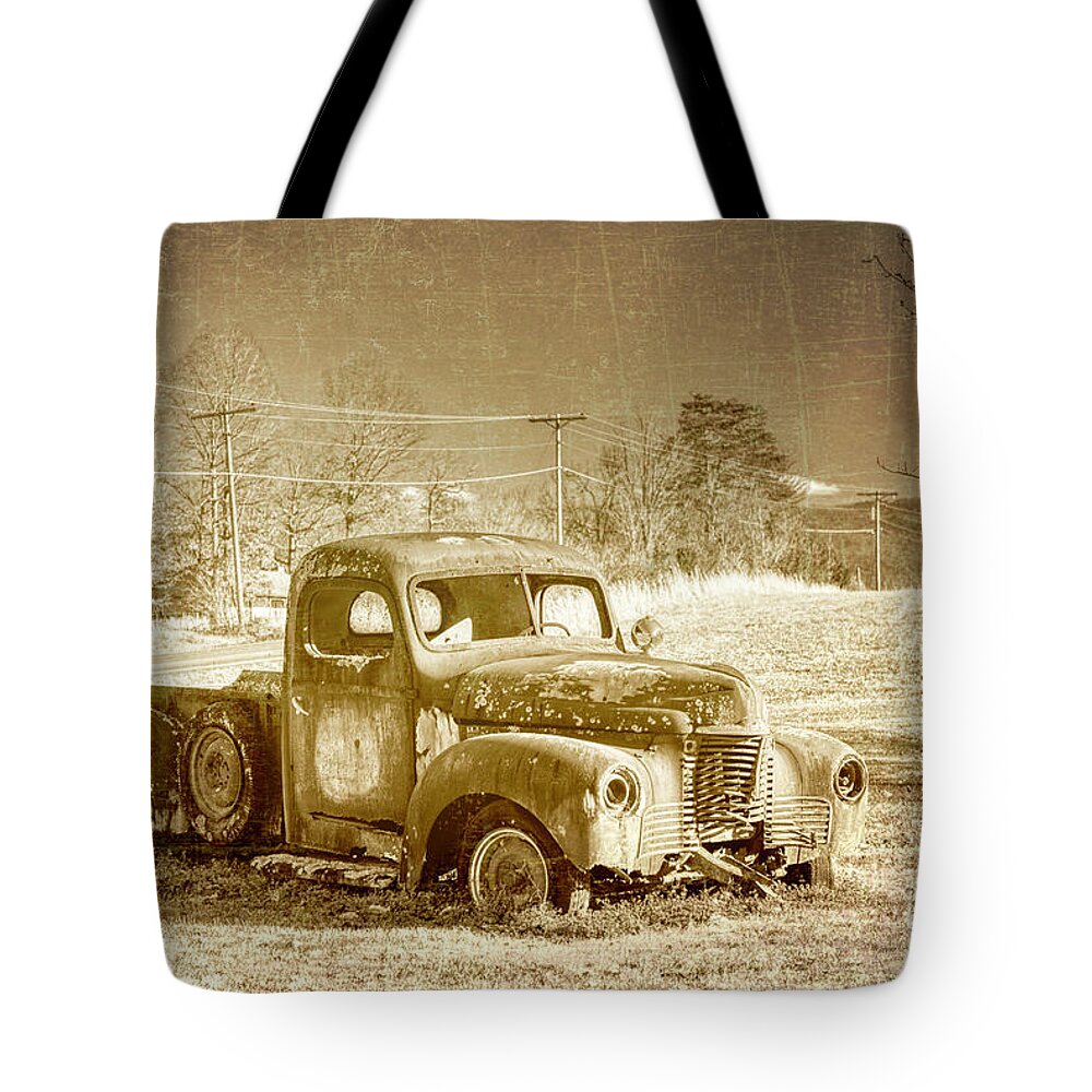 Automobile Tote Bag featuring the photograph Parked by Nicki McManus