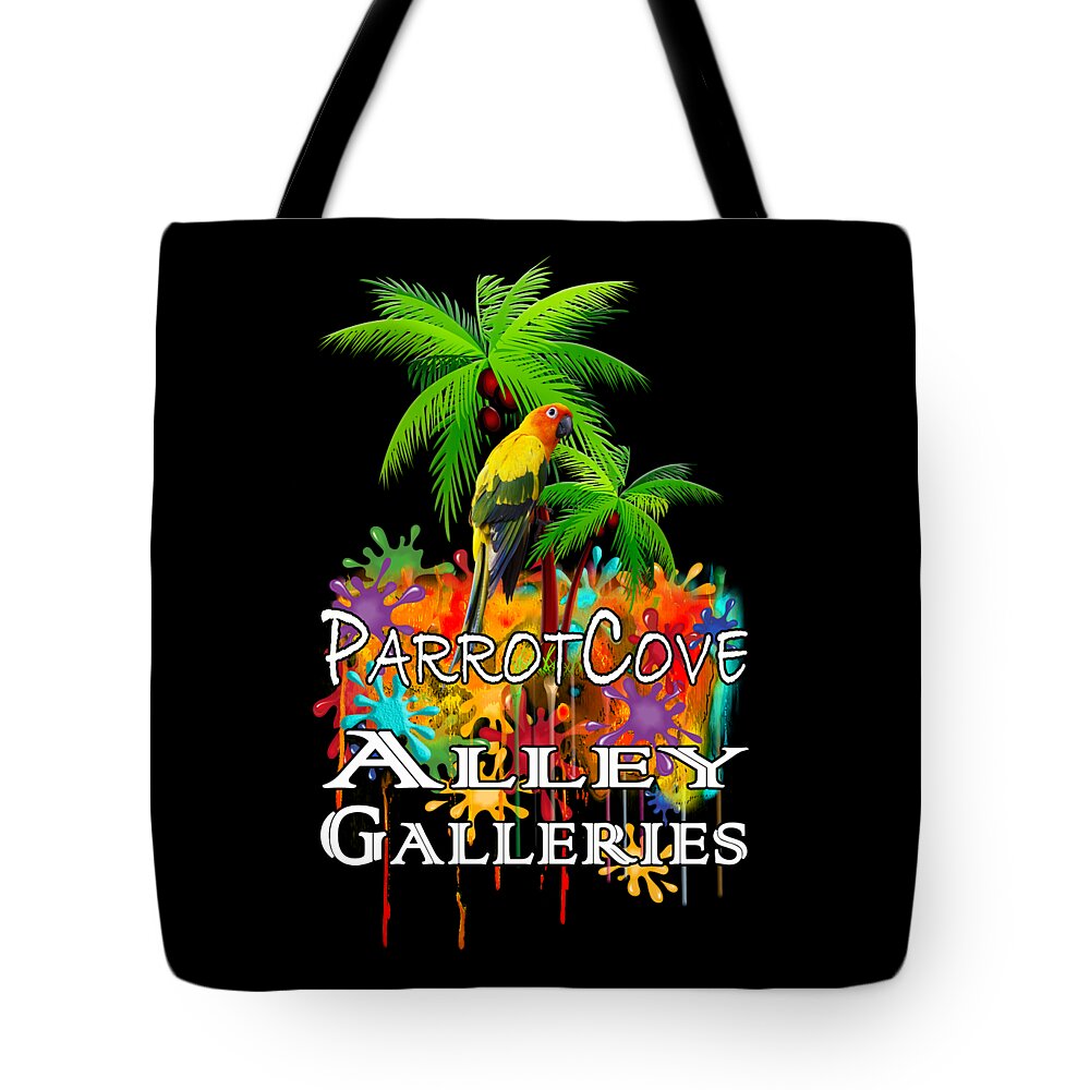 Parrot Tote Bag featuring the photograph Parrot Cove PNG by Debra and Dave Vanderlaan