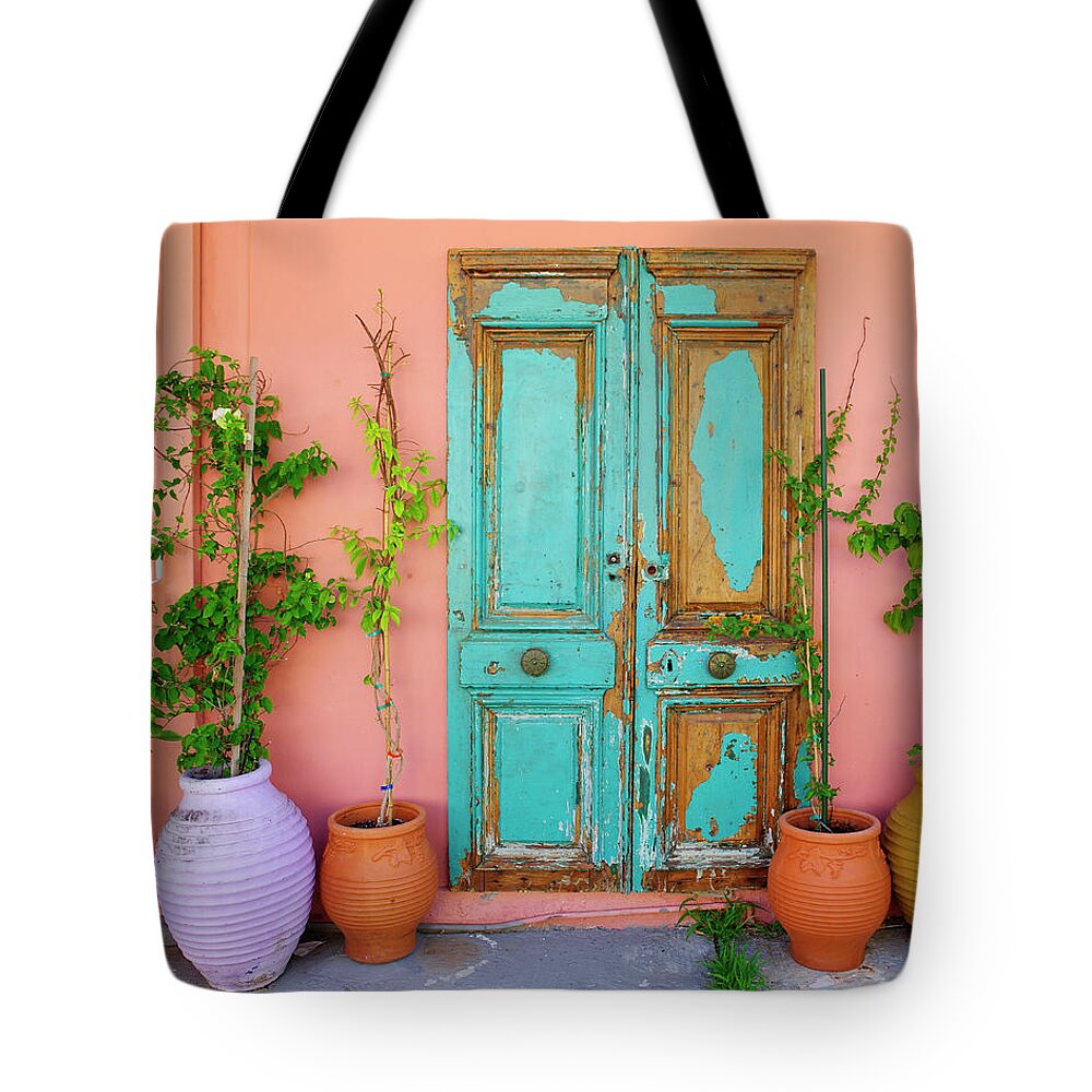 Art Print Tote Bag featuring the photograph Pastel Pots - Art print by Kenneth Lane Smith
