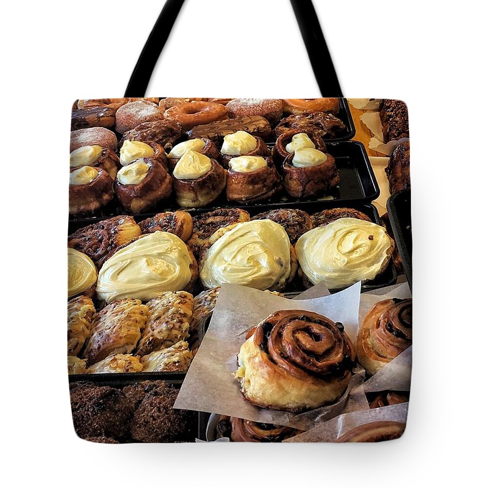Pastries Tote Bag featuring the photograph Pastries from Sluys by Jerry Abbott