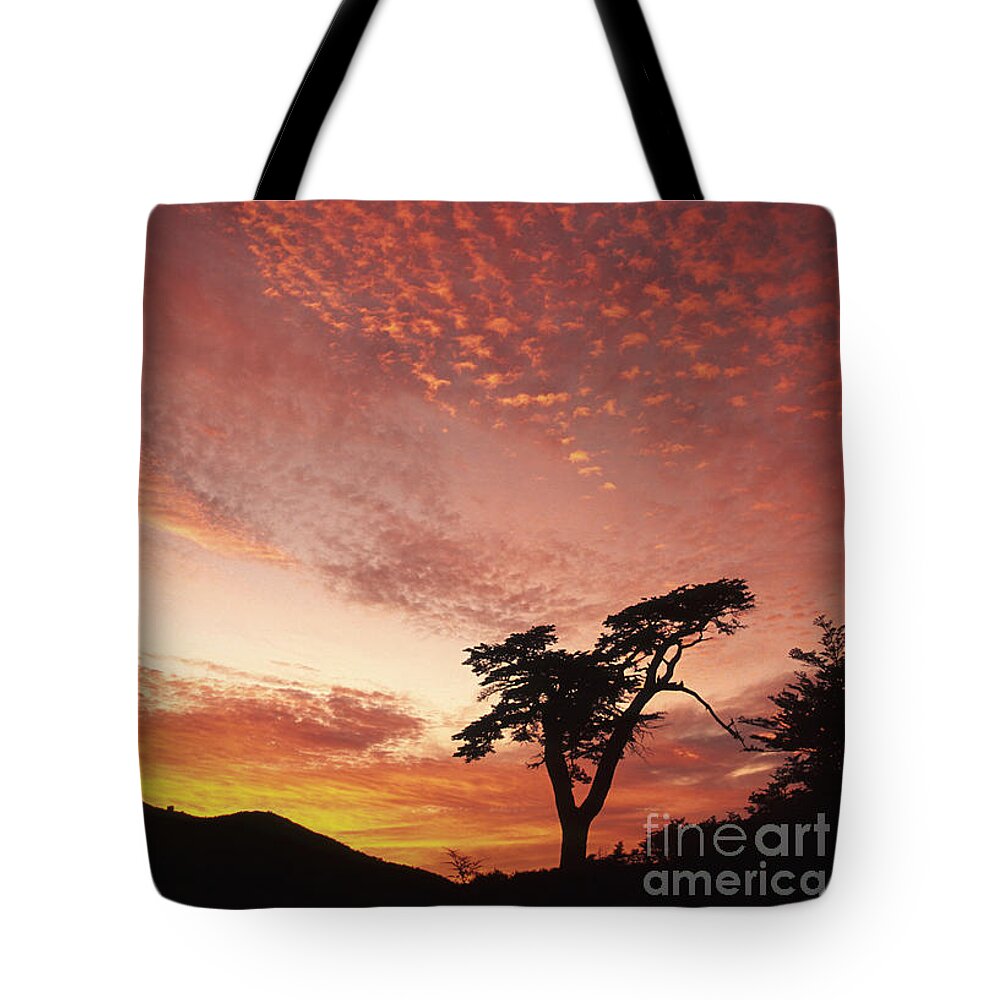 Sunset Tote Bag featuring the photograph Patagonian sunset by James Brunker