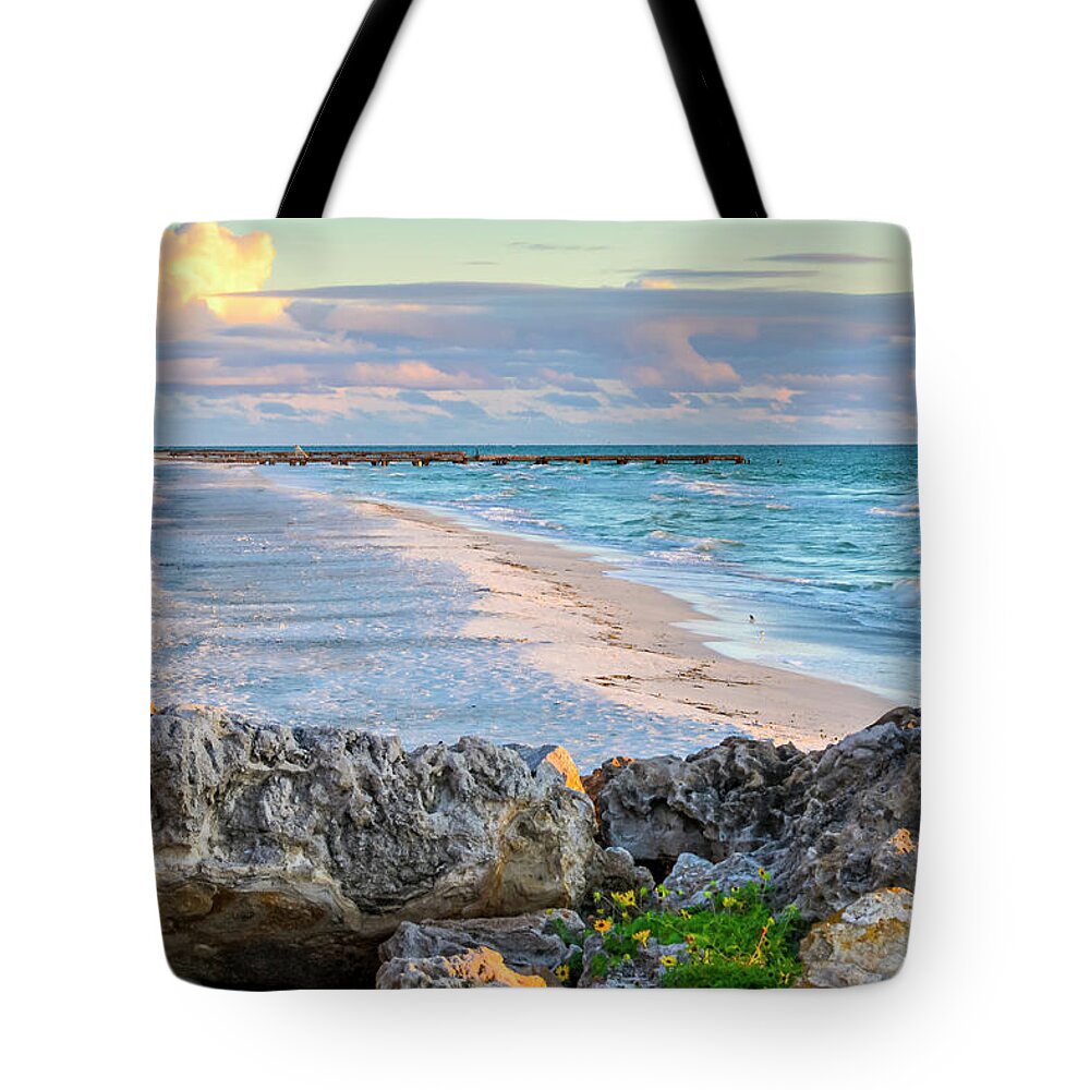 Sunset Tote Bag featuring the photograph Peace and Tranquility by Michael Smith