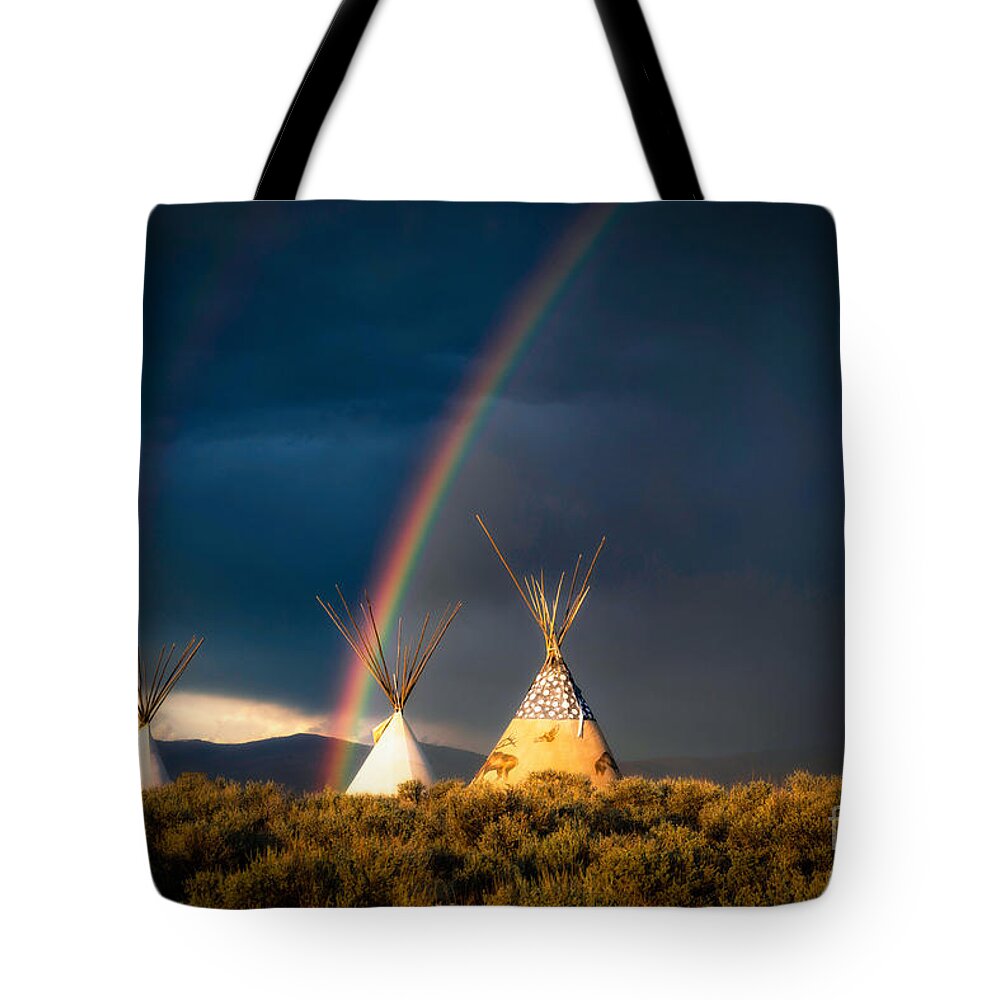  Tote Bag featuring the photograph Peace from the Land of Enchantment 2 by Elijah Rael