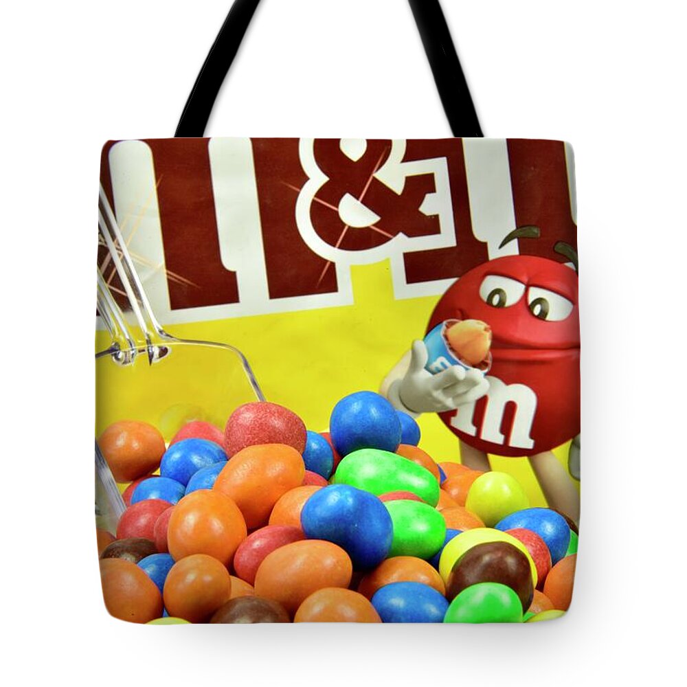 Peanut M&m’s Tote Bag featuring the photograph Peanut M and Ms by Neil R Finlay