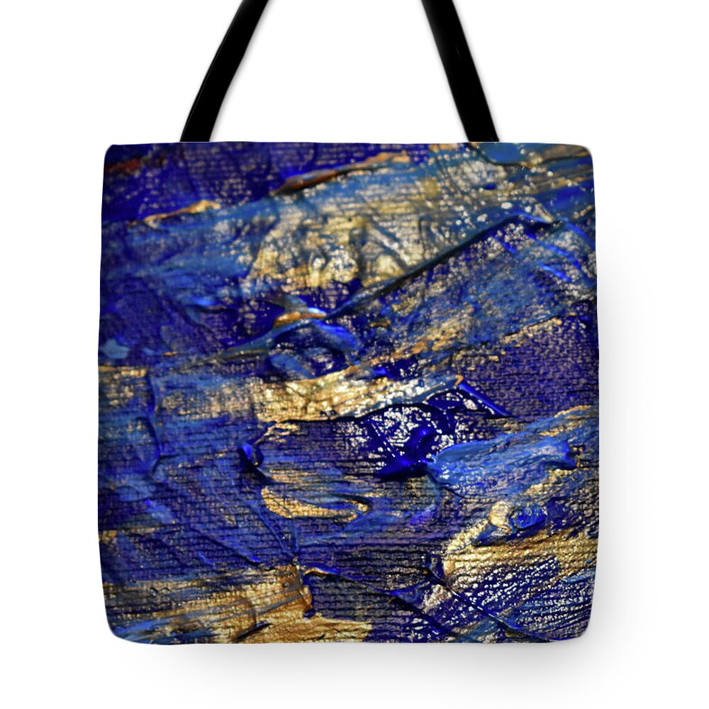 Nature Tote Bag featuring the painting Pearls in the depths by Leonida Arte