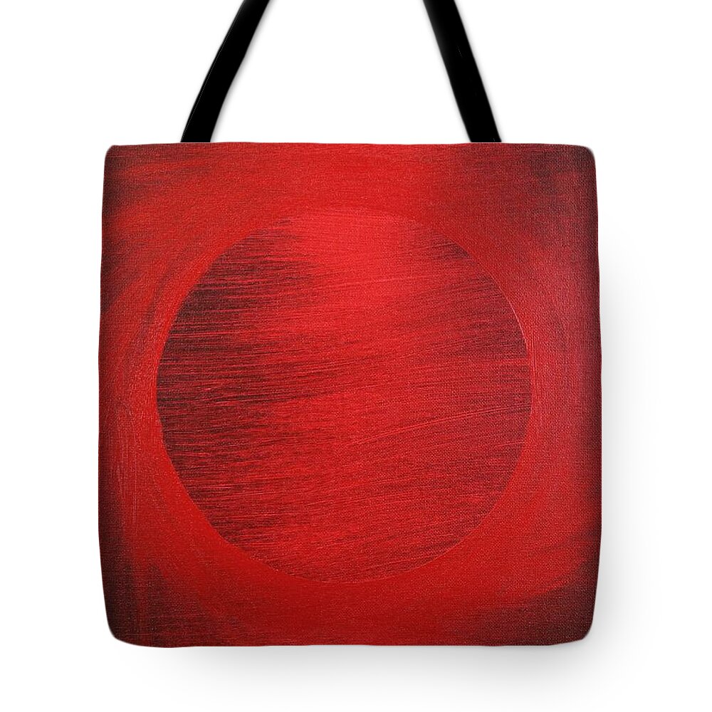  Tote Bag featuring the painting Perfect Circle by Embrace The Matrix